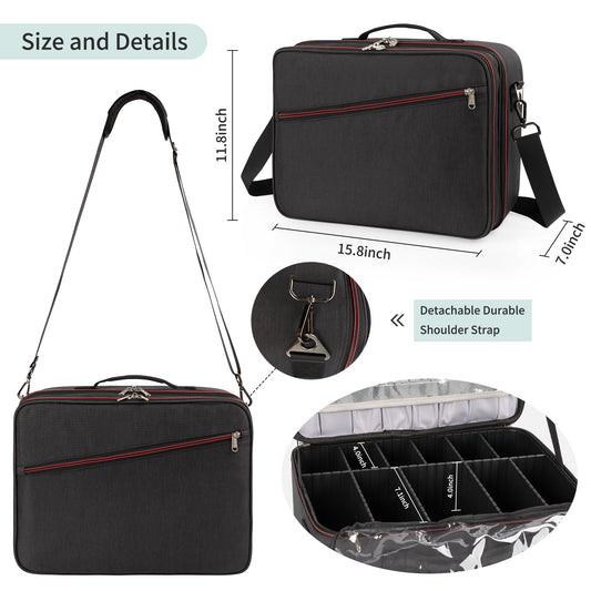 Relavel Heat Insulation 16" Cosmetic Case