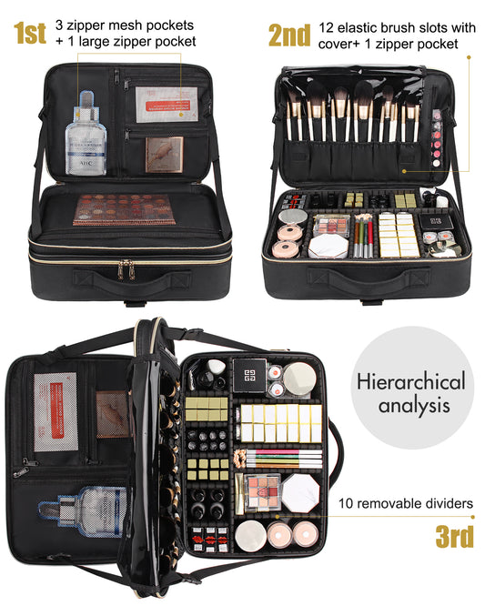 Relavel Large Makeup Case