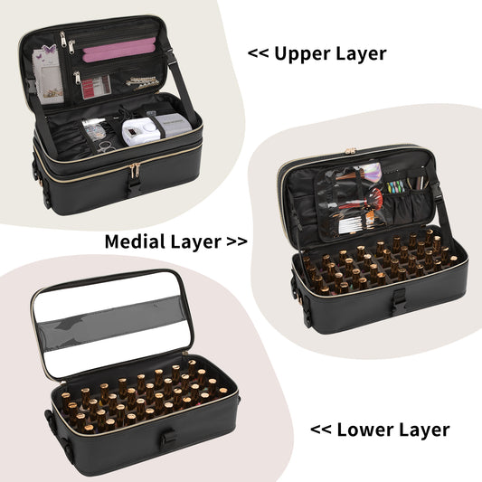 Relavel Nail Gel Organizer Case