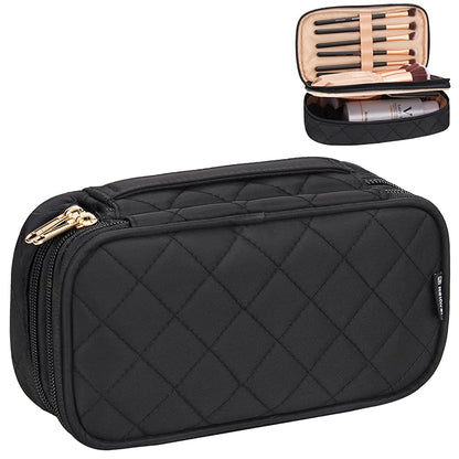 Relavel 2 Layer Travel Makeup Organizer