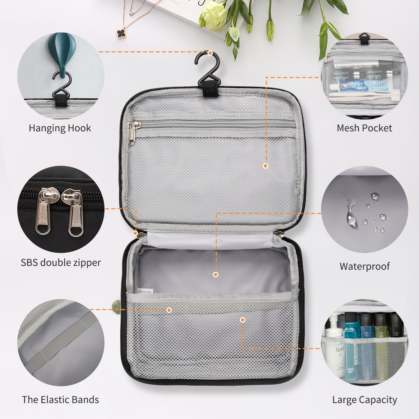 Relavel Toiletry Bag for Men