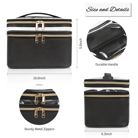 Relavel Double layer Cosmetic Cases