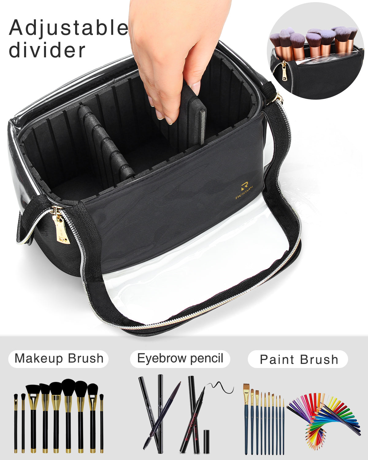 Relavel Small Makeup Brush Holder