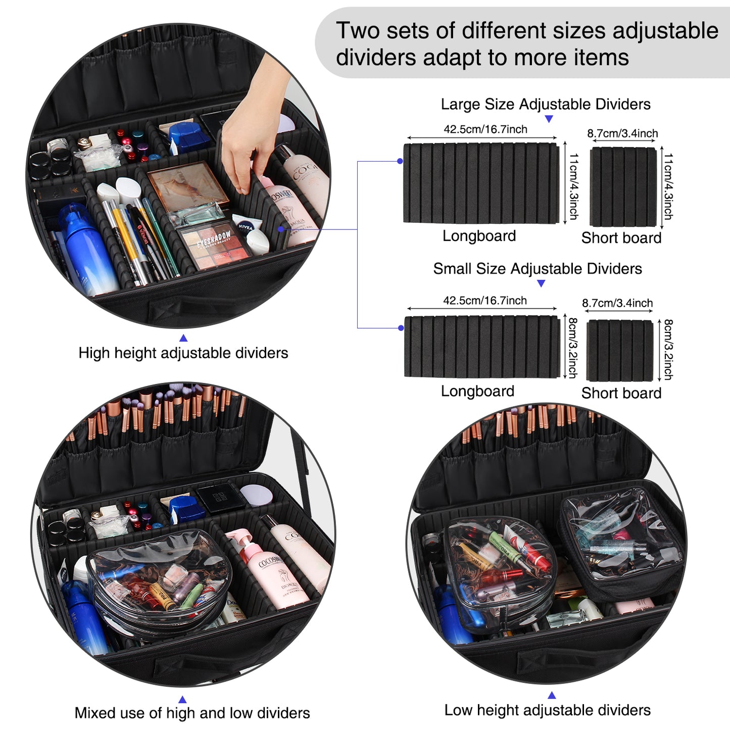 Relavel Extra Large Makeup Case