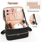 Relavel Three Layer Nail Polish Organizer Case