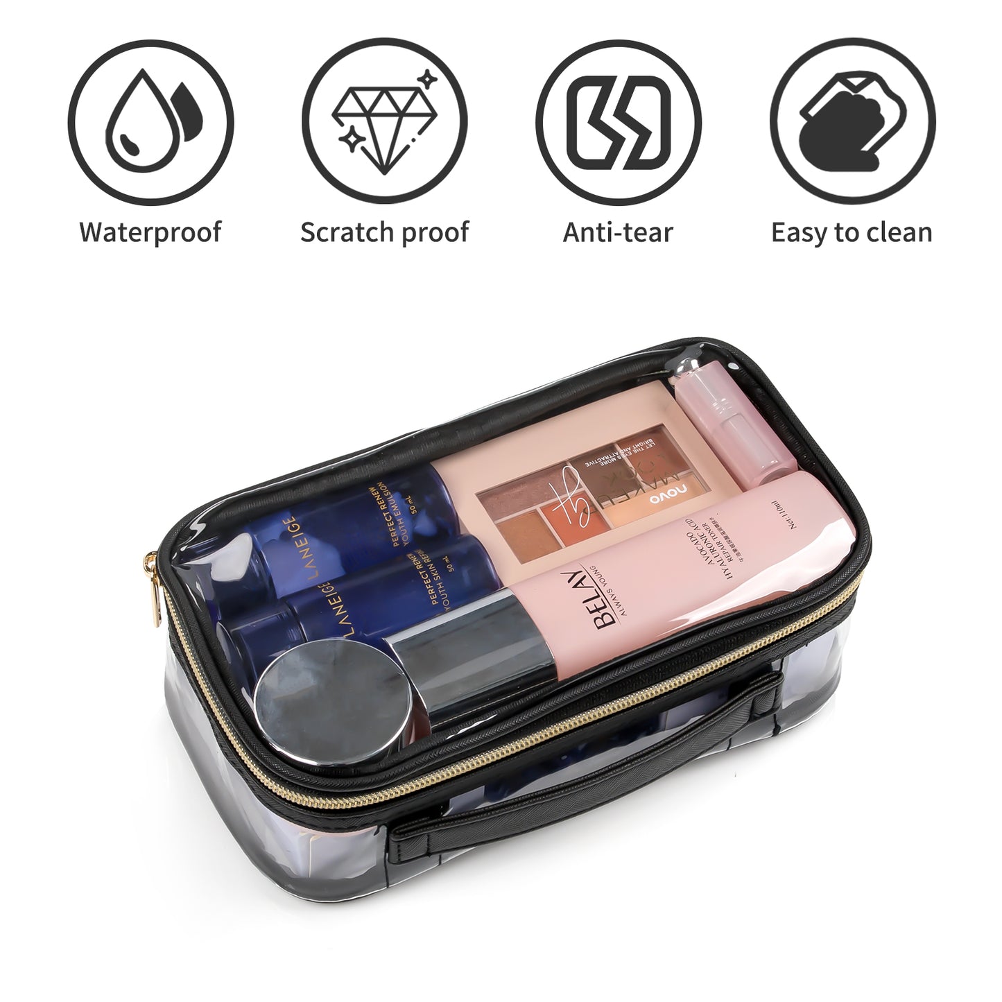 Relavel Clear Makeup Bag