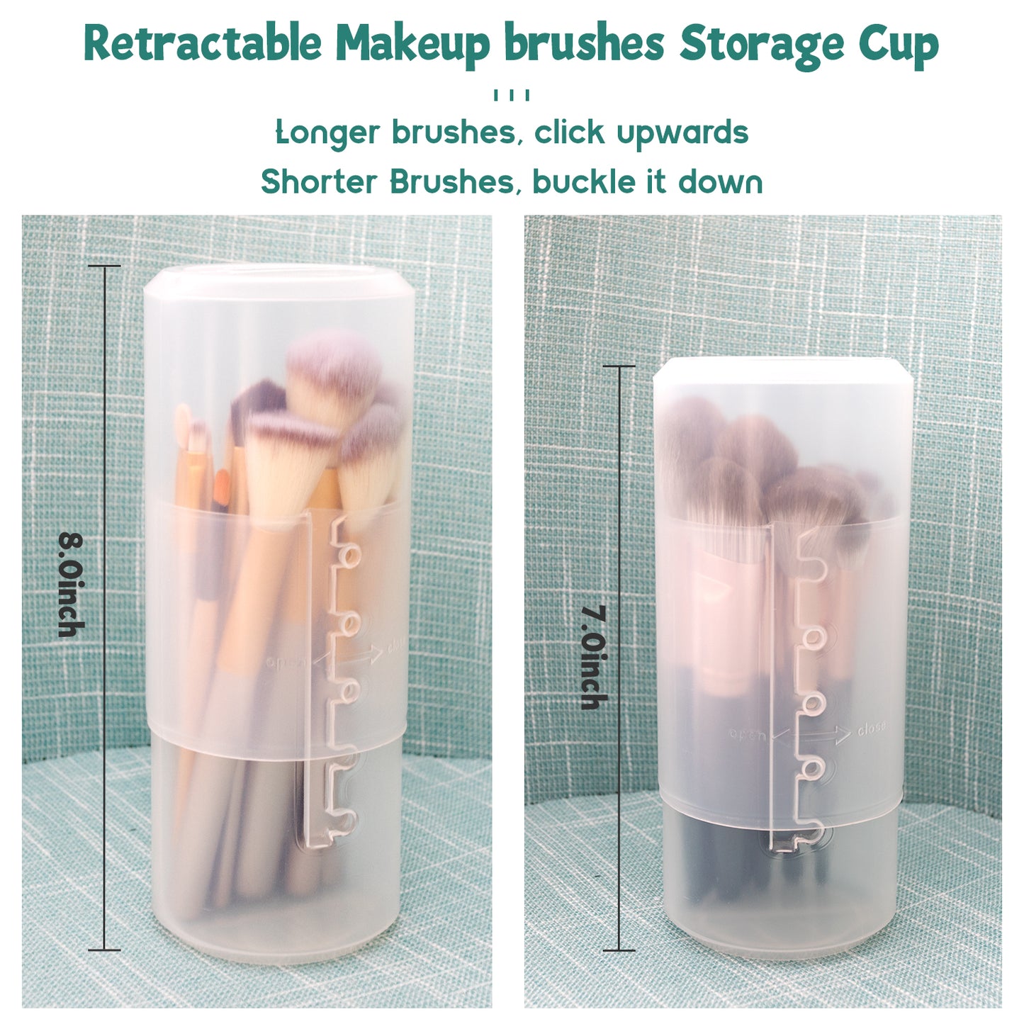 Relavel Retractable Makeup Brush Holders