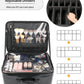 Relavel 20" Carry On Rolling Makeup Train Case