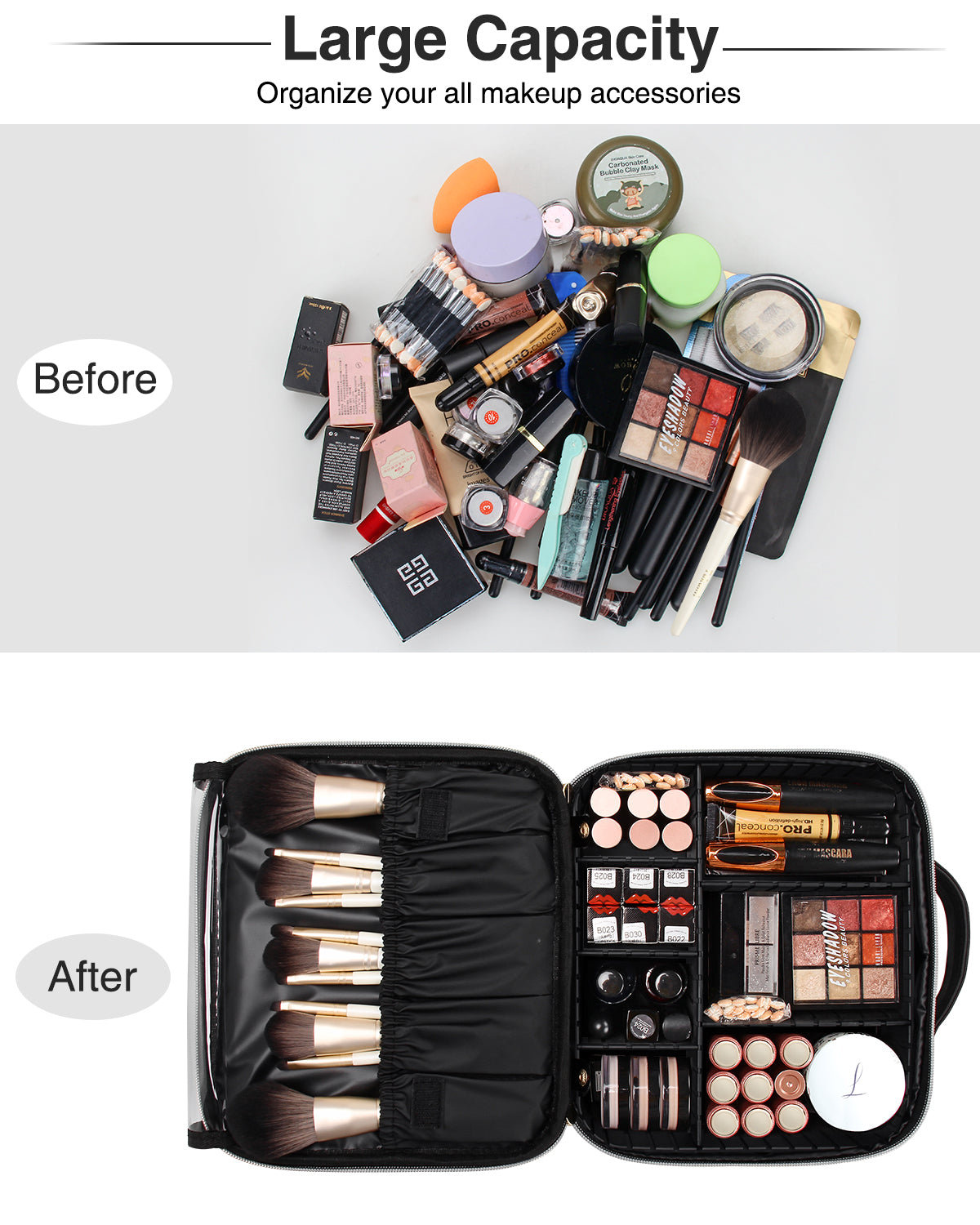 Relavel Lipstick Makeup Train Cases