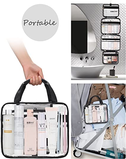 Relavel Clear Travel Toiletry Bag