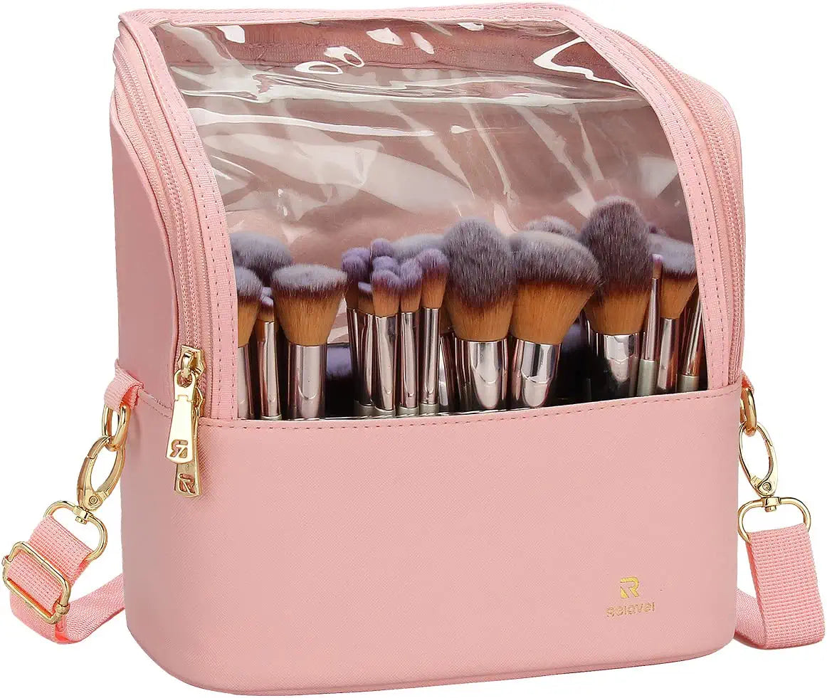 Relavel Stand Up Large Makeup Brush Case