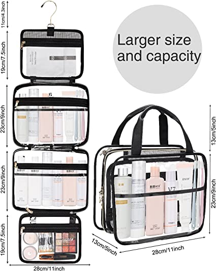 Relavel Clear Travel Toiletry Bag