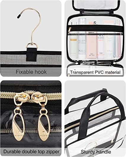 Relavel Clear Travel Toiletry Bag