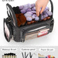 Relavel Large Full Clear Makeup Brush Bag